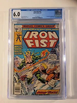 Buy Iron Fist 14 1st Sabretooth CGC 6.0 Marvel Comics • 297.91£