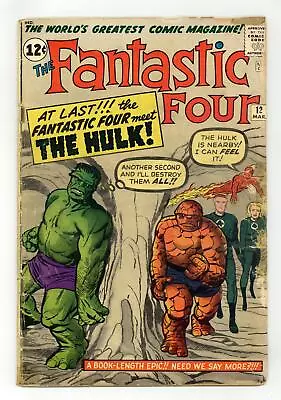 Buy Fantastic Four #12 GD 2.0 1963 • 637.32£