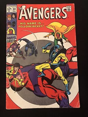 Buy Avengers 59 5.0 1st Yellowjacket 1967 Marvel Hi • 42.56£