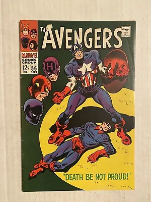 Buy Avengers 56 Marvel 1968 Bucky Barnes / Baron Zemo Appearance • 59.46£
