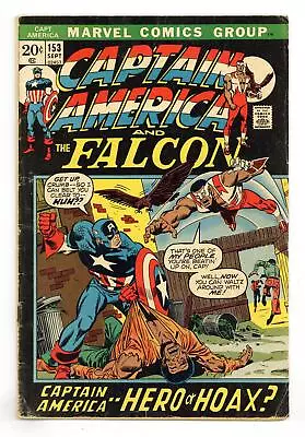 Buy Captain America #153 VG- 3.5 1972 Low Grade • 8.44£