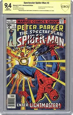 Buy Spectacular Spider-Man Peter Parker #3 CBCS 9.4 Newsstand SS 1977 • 378.41£