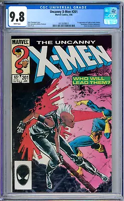 Buy Uncanny X-Men 201 CGC Graded 9.8 NM/MT Marvel Comics 1985 • 78.80£