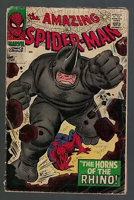 Buy Marvel Comics  Amazing Spiderman 41 3.0 G/VG 1st Appearance Rhino 1966 • 214.99£