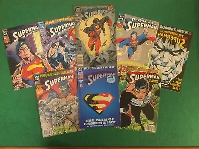 Buy Superman Comic Book Lot. Includes: Superboy #0 And Seven Other Superman Issues. • 12.05£