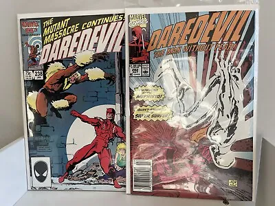 Buy Daredevil Comic Lot (2) #238, #282 Sabertooth Silver Surfer (Fine)Marvel • 5.62£