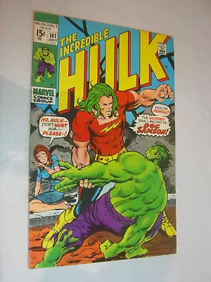 Buy Incredible Hulk #141 F/VF First Appearance Of Doc Samson ! WOW • 158.05£