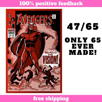 Buy The Avengers 57 Marvel Comics 1968 Foil Variant Poster Limited Edition 47/65 ✅ • 99.99£