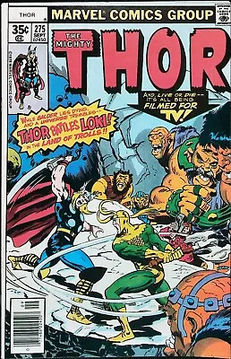 Buy Mighty Thor #275 Vol 1 (1978) KEY *1st Appearance Of Sigyn* - VF+ • 8£