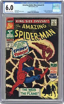 Buy Amazing Spider-Man Annual #4 CGC 6.0 1967 4224218016 • 99.94£