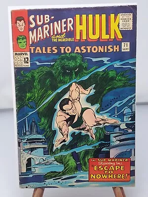 Buy Tales To Astonish Marvel 1965 Submariner 4.5 • 11.85£
