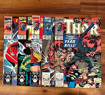 Buy 1990 Marvel Comics The Mighty Thor Lot  (5) ISSUES 418 421 429 (Key) 432 433 • 23.64£
