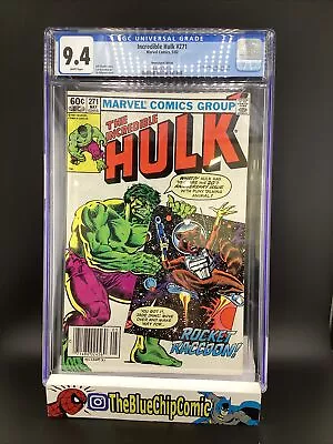 Buy Incredible Hulk #271 Newsstand CGC 9.4 1st App Rocket Raccoon #4409370010 • 251.85£