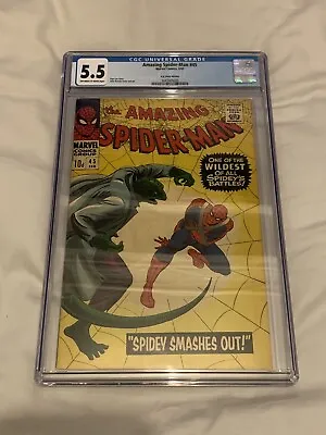 Buy Amazing Spider-Man #45 CGC 5.5 3rd Appearance Of The Lizard • 119£