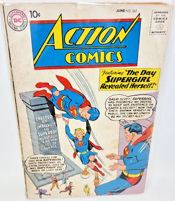 Buy Action Comics #265 Dc Silver Age *1960* 3.0 • 34.02£