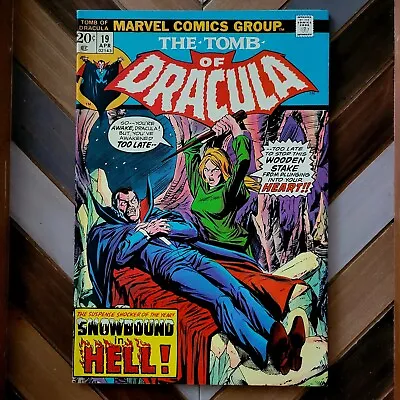 Buy TOMB Of DRACULA #19 VG+ (Marvel 1974) BLADE Discovers He's Vampire! Wolfman/Kane • 22.80£