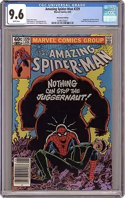 Buy Amazing Spider-Man #229 CGC 9.6 Newsstand 1982 4396476007 • 98.83£