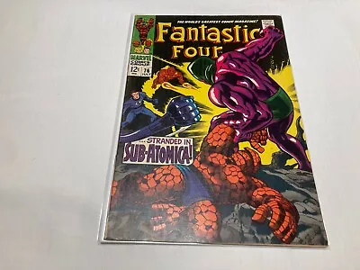 Buy Fantastic Four 76 VF- 7.5 Silver Age Lee Kirby 1968 • 30.98£