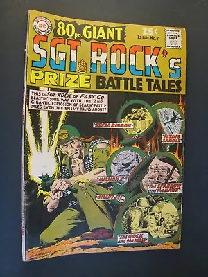 Buy Our Army At War: Sgt. Rock's Prize Battle Tales No. 7  SILVER AGE 80 Pg. • 54.45£