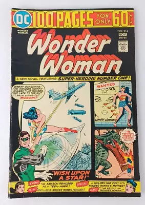 Buy Wonder Woman #214 Green Lantern 100 Page Giant Comic 1974 • 11.87£