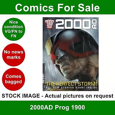 Buy 2000AD Prog 1900 Comic - Nice VG/FN Clean - 1900th Issue - 24 September 2014 • 3.99£