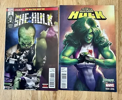 Buy TOTALLY AWESOME HULK #4 161 Meghan Hetrick Woman Of Power She-Hulk Variant Cover • 20£