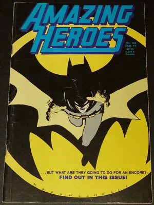 Buy Amazing Heroes #102 Sept 1986 – Batman: Year One Interviews Mazzucchelli, Miller • 31.53£