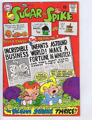Buy Sugar And Spike #76 DC 1968 In '' The Blehh Strikes Thrice ! '' • 19.99£