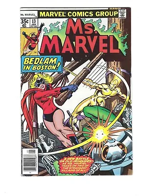 Buy Ms. Marvel #13 (1978) Carol Danvers!  Bedlam In Boston!   VF+ Combine Ship • 5.62£