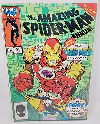 Buy Amazing Spider-man Annual #20 Iron Man 2020 (arno Stark) Origin *1986* 9.4 • 7.90£