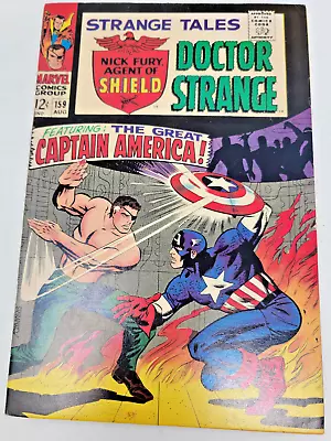 Buy Strange Tales #159 Jim Steranko 1st Captain America Work *1967* 8.5 • 101.40£