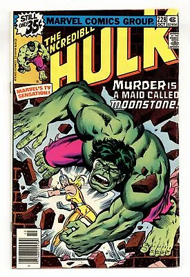 Buy Incredible Hulk #228 VG/FN 5.0 1978 1st App. Moonstone • 24.44£
