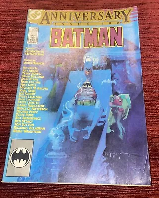 Buy Batman 400 1986 DC Anniversary Edition Sienkiewicz + Stephen King Comic Book • 15£