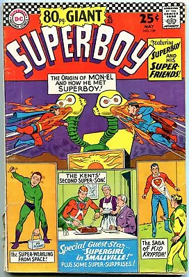 Buy Superboy #129 1966- 80 Page Giant-Origin MON-EL Rare DC G/vg • 25.24£