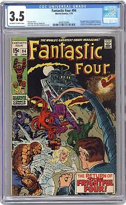 Buy Fantastic Four #94 CGC 3.5 1970 4036723006 • 98.59£