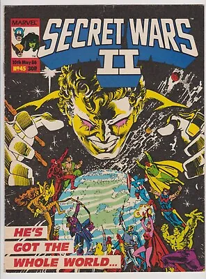 Buy Secret Wars II #45 1986 VG+ Marvel UK • 3.40£