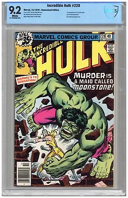 Buy Incredible Hulk  # 228  CBCS   9.2   NM  White Pgs   10/78  1st App. Of Dr. Karl • 181.32£
