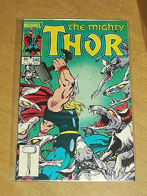 Buy Thor The Mighty #346 Vol 1 Marvel Nm (9.4) Simonson August 1984 • 6.99£