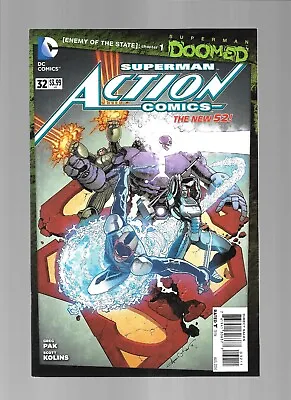 Buy Superman Action Comics 32 2014 Doomed Wonder Woman Lex Luthor Atomic Skull Lois • 5.62£