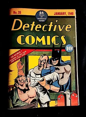 Buy Detective Comics # 35 Classic Comic Book Photocopy  • 39.98£
