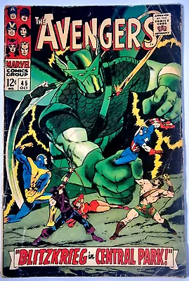 Buy AVENGERS 45 Marvel Silver Age 1967 Hercules Joins The Avengers • 24.99£