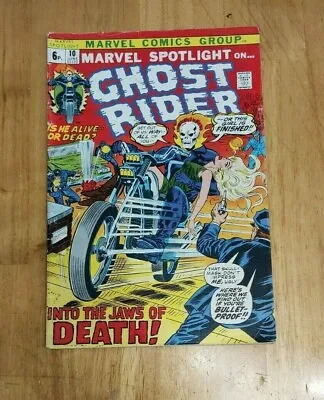 Buy Marvel Spotlight On Ghost Rider # 10 Vol 1 (1973)  Marvel Comics Bronze Age VF/F • 22.99£