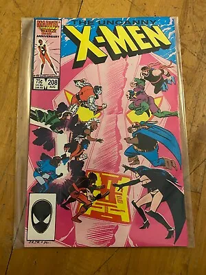 Buy Uncanny X-men #208 (marvel Comics - Chris Claremont - Romita Jr. - 1986) • 5£
