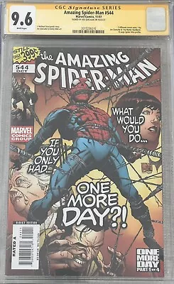 Buy Amazing Spider-Man #544 CGC 9.6 SIGNED By Joe Quesada, 10 Page Spidey Profile • 122.93£