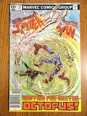 Buy Peter Parker Spectacular Spider-man #72 Newsstand Doc Ock Cover 1st Print Marvel • 12.78£