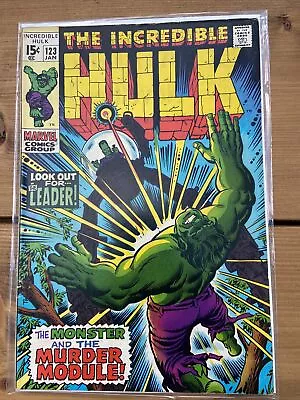 Buy Incredible Hulk #123 FN The Leader - 1969 • 22.99£