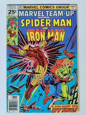 Buy 1976 Marvel Team-Up Spider-Man And Iron Man #48 Marvel Comics • 11.11£