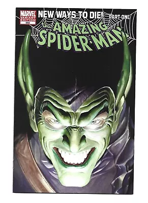 Buy Amazing Spider-man #568, NM- 9.2, Alex Ross Cover; New Ways To Die • 10.86£