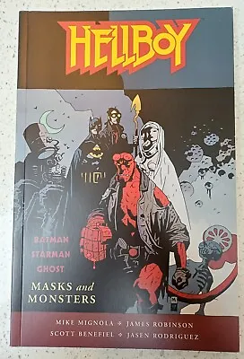 Buy Hellboy: Masks And Monsters TPB Signed By Mike Mignola 1595825673 Batman,Starman • 49.99£