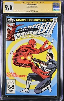 Buy Daredevil #183 CGC SS 9.6 SIGNED Frank Miller Marvel 1982 1st Punisher DD Battle • 208.90£